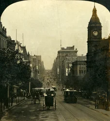 Städte des sonnigen Südens, Melbourne, Victoria, Australien, 1909