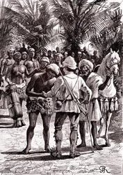 Forscher in den großen Seen im Sudan