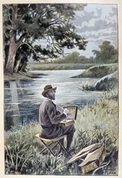 Man hätte taub sein müssen, um die Lager nicht zu hören... (Seite 102) in „Testament eines Exzentrikers“ von Jules Verne