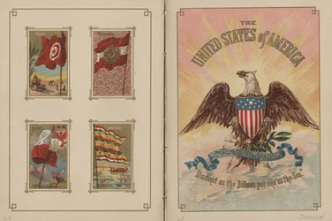 Flaggen aller Nationen und der Vereinigten Staaten von Amerika - Seiten 25 und 26, 1887