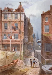 Hungerford Stairs, Westminster, London, ca. 1815