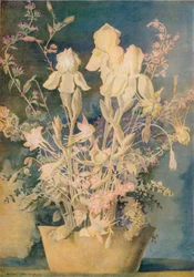 Blumenmalerei von George Sheringham, ca. 1910-1920, 1936