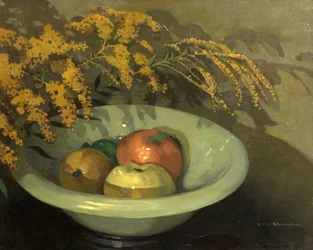 Früchte in einer Jade-Schale