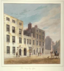 Das alte Marinezahlungsbüro, Old Broad Street, City of London, 1811