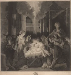 Das Hirtenopfer: Westfenster der Kapelle, New College Oxford