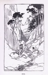 Sinis, aus Die Helden, veröffentlicht von George Allen und Unwin 1929