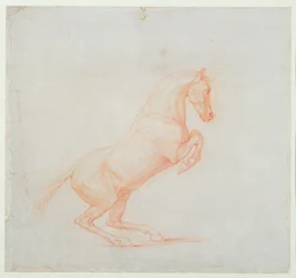 Ein tänzelndes Pferd, nach rechts gewandt, 1790