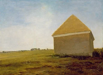 Newmarket Heath, mit einem Abreibhaus, ca. 1765 (nach der Restaurierung)
