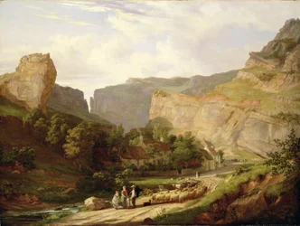 Ein Blick auf die Cheddar-Schlucht