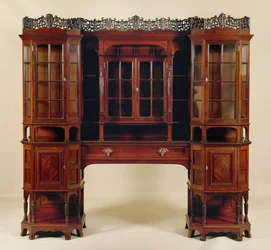 Vitrinenschrank, hergestellt für Morris & Co., um 1880