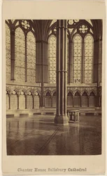 Kapitelhaus. Kathedrale von Salisbury.