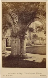 Fountains Abbey. Das Kapitelhaus.