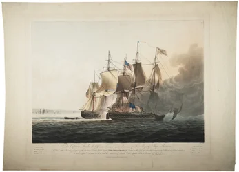 Seiner Majestät Schiff Shannon erobert die amerikanische Fregatte Chesapeake, 1813
