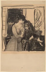 Anne und ihre Mutter, 1917