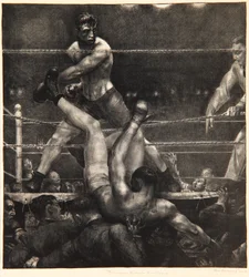 Dempsey durch die Seile, 1923-24