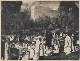 Im Park, Licht, 1916