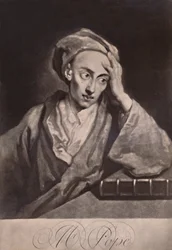 Alexander Pope, englischer Dichter und Satiriker, um 1732
