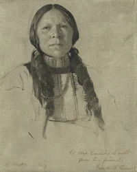 Ein Arapaho-Junge, ca. 1882