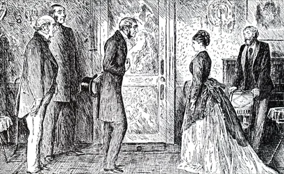 Eine Szene aus Wilkie Collins