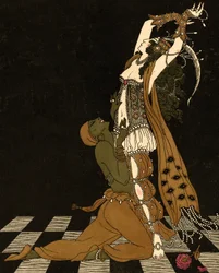 Vaslav Nijinsky und Ida Rubinstein in Schéhérazade
