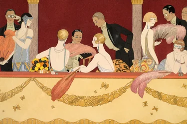 Eventails, graviert von H. Reidel