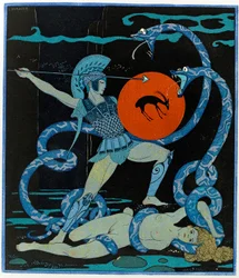 Illustration aus Les Chansons de Bilitis