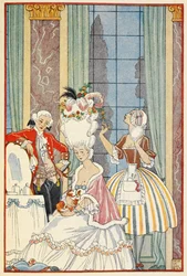 La France au 18me siècle. Französische Aristokratie des achtzehnten Jahrhunderts