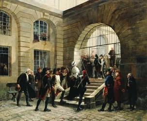 Marie-Antoinette verlässt die Conciergerie, 16. Oktober 1793, 1885