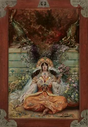 Sarah Bernhardt in der Rolle der Izeyl