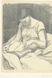 Lesende Frau