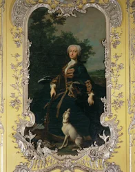 Porträt der Erzherzogin Maria Amalia Josepha von Österreich, Ehefrau des bayerischen Kurfürsten Carl Albrecht