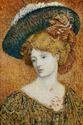 Frau mit Hut; Femme au Chapeau - Vrouw met Hoed