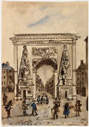 Eingang zur Vorstadt Saint-Martin