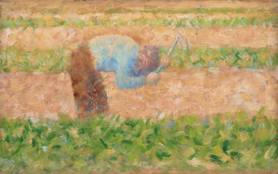 Mann mit einer Hacke, ca. 1882