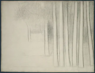 Baumstämme (Studie für La Grande Jatte)