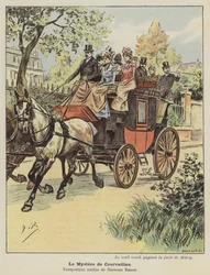 Das Geheimnis von Courvaillan (Farblithografie)