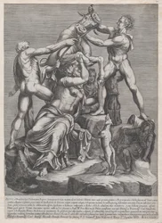 Speculum Romanae Magnificentiae: Das Schicksal der Dirce, 1579