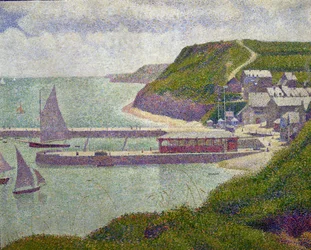 Hafen von Port-en-Bessin bei Flut, 1888