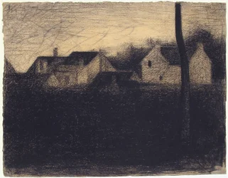 Landschaft mit Häusern, 1882-83