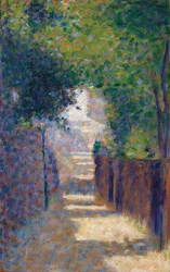 Rue St. Vincent im Frühling, um 1884