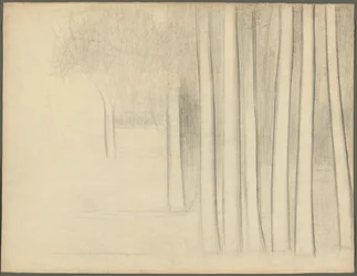 Baumstämme (Studie für La Grande Jatte)