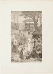 Pastorales Leben der Heiligen Genoveva (rechtes Panel)