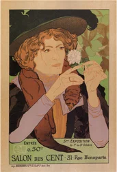 Plakat des Salon des Cent, 1894