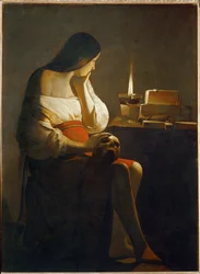 La Madeleine à la Veilleuse - Magdalena mit dem Nachtlicht