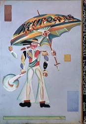 Kostümentwurf für die Operette Girofle-Giroflia von Ch. Lecocq, 1922