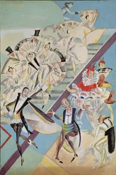 Bühnenbild für die Operette Girofle-Giroflia von Ch. Lecocq, 1922