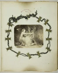 Ohne Titel [Frau beim Spinnen], 1855-68
