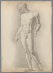Studie nach einer klassischen Statue