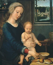 Madonna mit Kind und Milchsuppe, 1510-1515