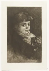 Porträt von Eleonora Bos mit Katze